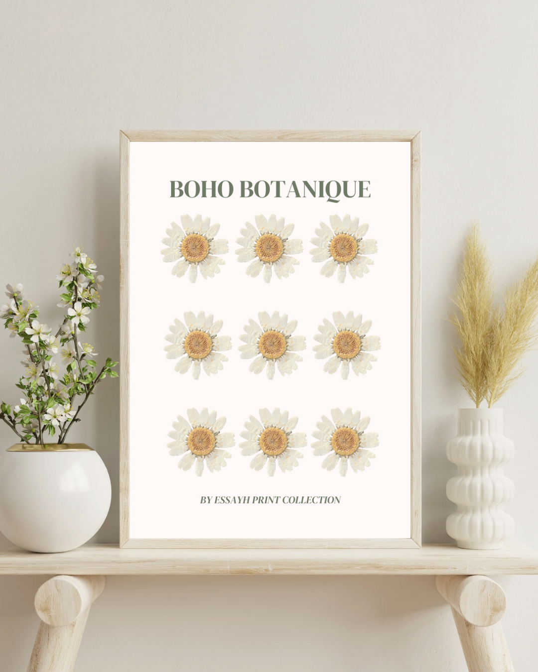 Many White Flowers Poster